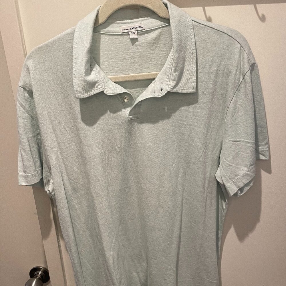JAMES PERSE - Supima Cotton Jersey Polo Shirt